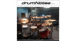 Desktop Screenshot of drumnotes.com